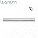 Titanium Internally Threaded Barbell Pins