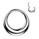 Hollow Thick Hinged Segment Hoop Ring Tragus Cartilage