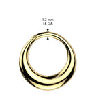 Hollow Thick Hinged Segment Hoop Ring Tragus Cartilage