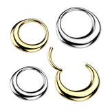 Hollow Thick Hinged Segment Hoop Ring Tragus Cartilage