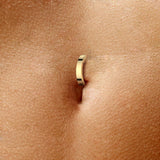 Implant Titanium Hinged Hoop Basic Belly Button Ring