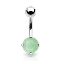 Jade Belly Button Navel Rings