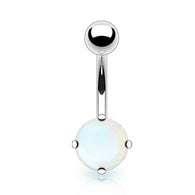 Argenon Flourite Belly Button Navel Rings