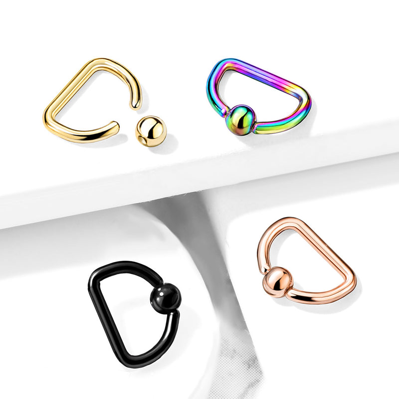 Amazon.com: Junkin 15 Pcs D Shaped Nose Ring Steel Stainless Nose Ring Hoop  20G Thin Small Body Cartilage Piercing Jewelry for Women Men Accessories, 5  Colors : Clothing, Shoes & Jewelry