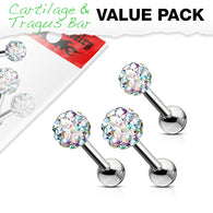 1 Pc AB Ferido Ball Cartilage Tragus Helix Barbell Studs